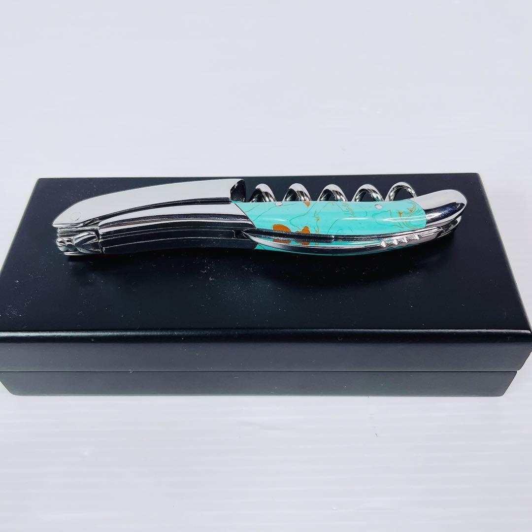 美品 LAGUIOLE ラギオール　アン　オブラック　ターコイズ　ソムリエナイフ