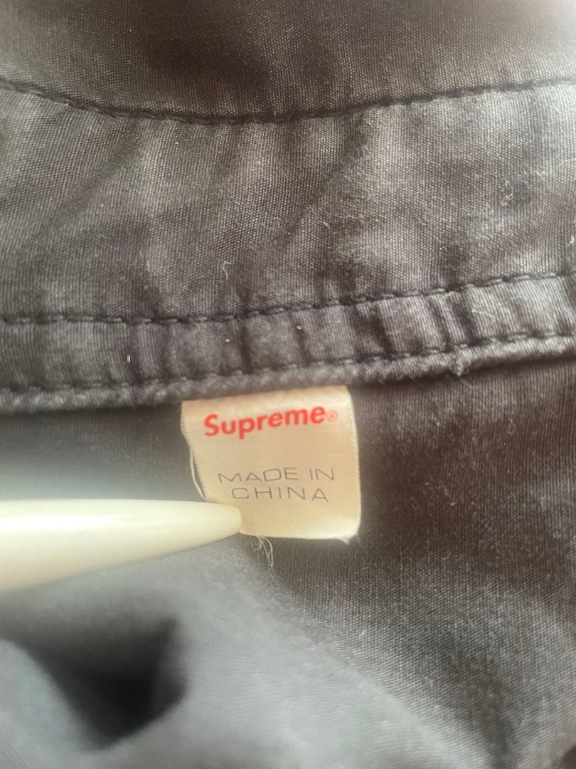 Supreme fuck denim tote bag トートバッグ ブラック