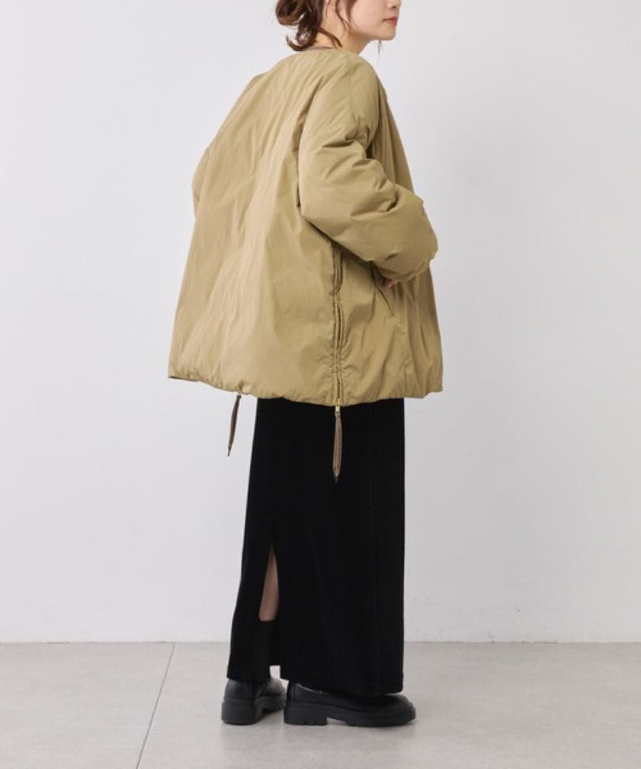 PUAL CE CIN フレンチダックダウン サイドジップジャケット