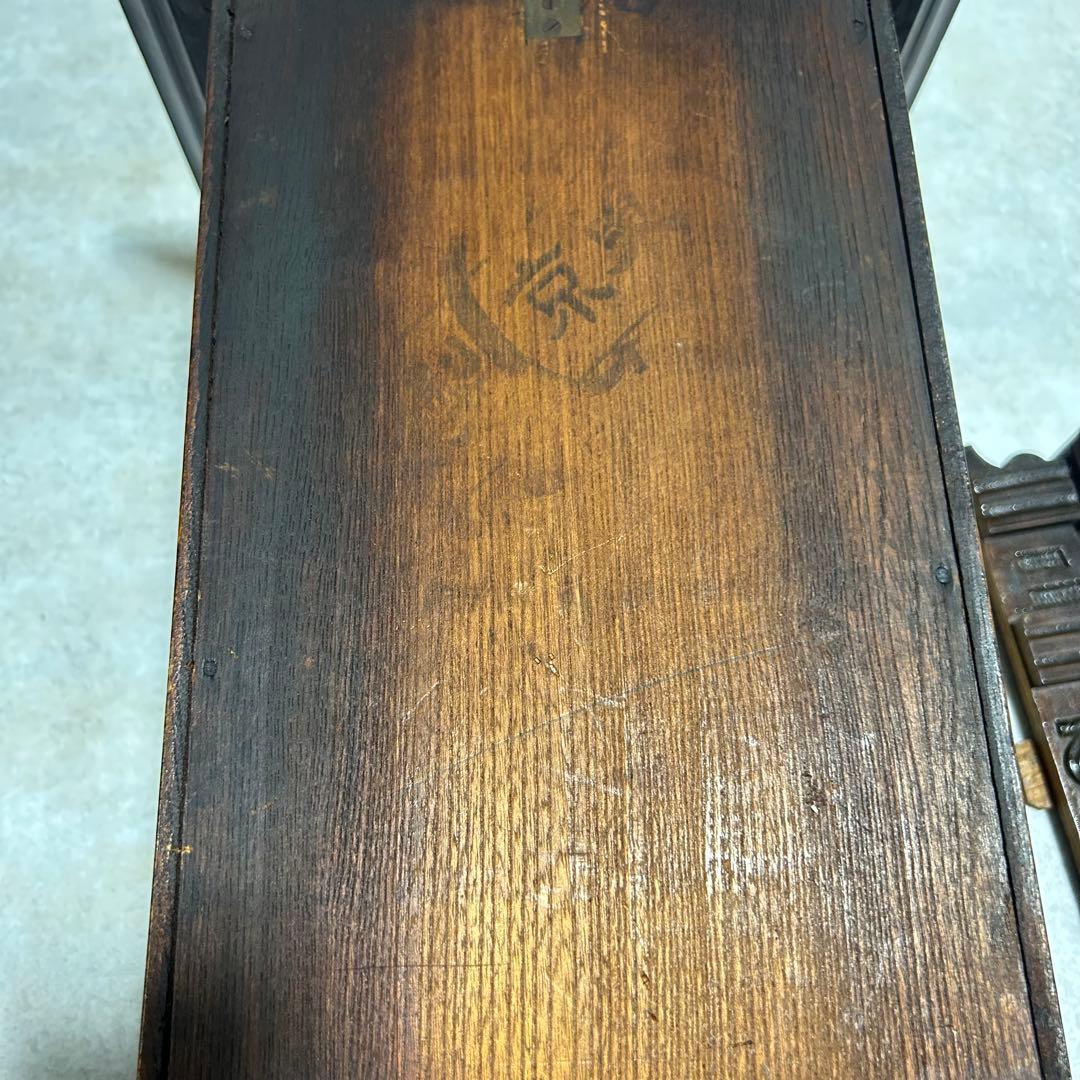 希少 掛時計　柱時計 ゼンマイ式 ボンボン時計　レトロ　アンティーク　稼動品