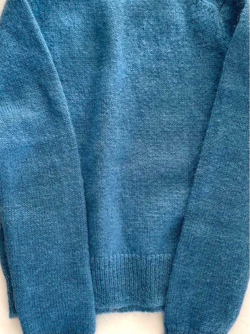 ピナプ様　AURALEE クルーネック モヘアセーター ブルー