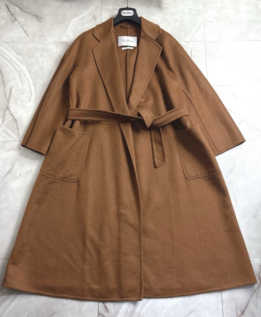 マックスマーラ　リュドミラ　カシミヤ100 コート　クチートアマーノ　36