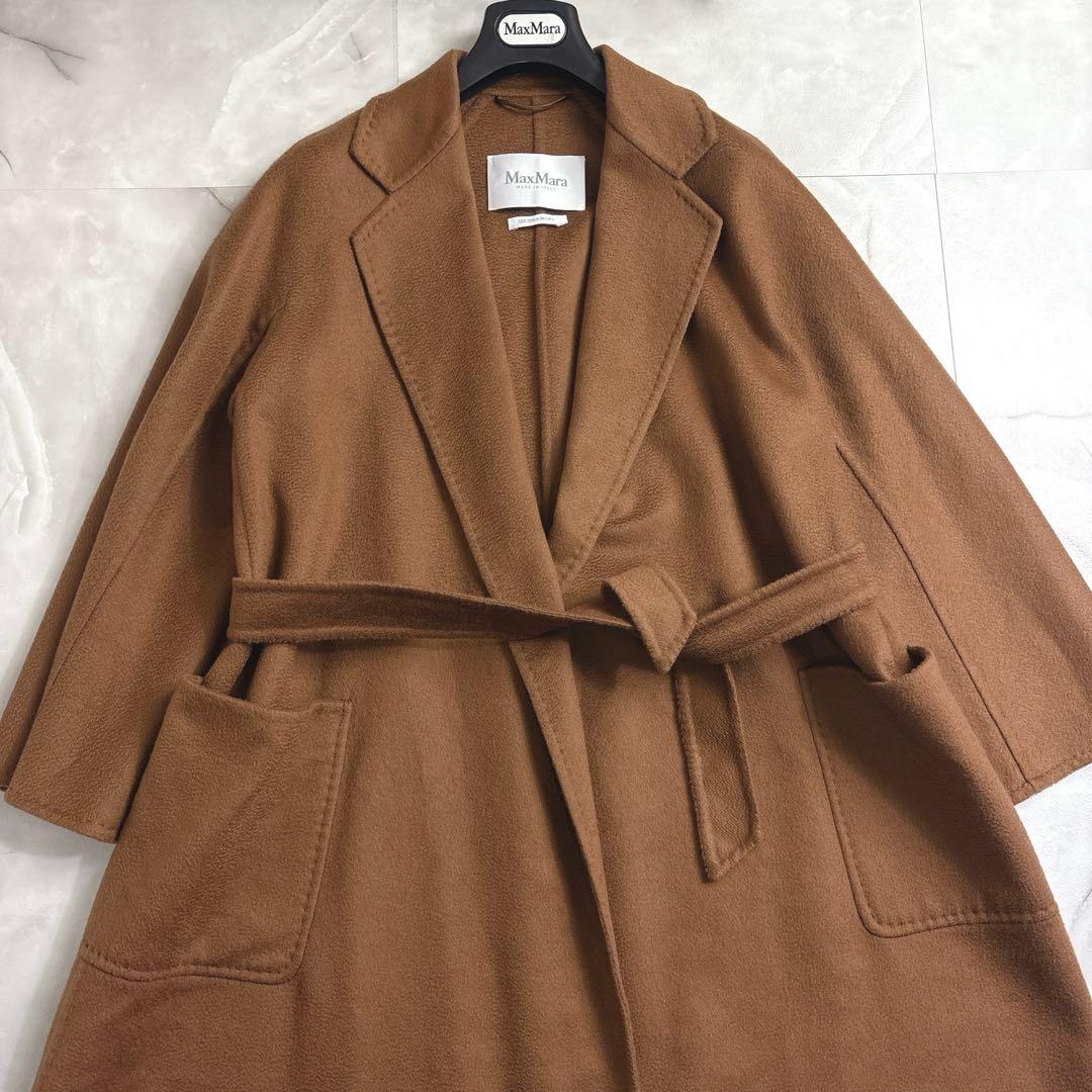 マックスマーラ　リュドミラ　カシミヤ100 コート　クチートアマーノ　36