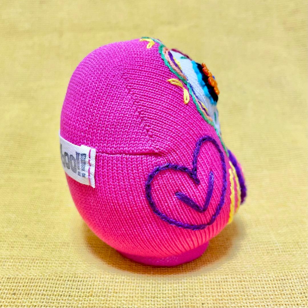 まみ 619【メキシカンスカル だるま amor】ぬいぐるみ置物