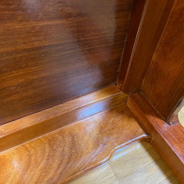 Y①高級 花梨？ 中国椅子 インテリア 家具 木製 アンティーク ひじ掛け 椅子