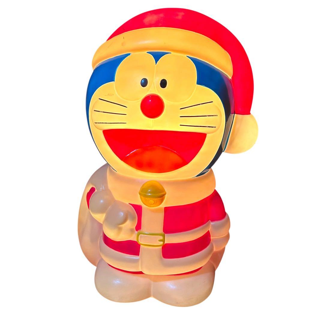 希少品　特大ドラえもん　サンタクロース　ライト点灯ok クリスマス