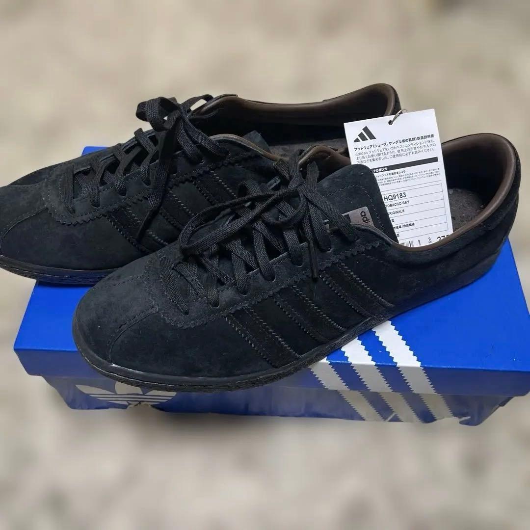 adidas tobacco Beauty＆Youth ブラック27.5cm