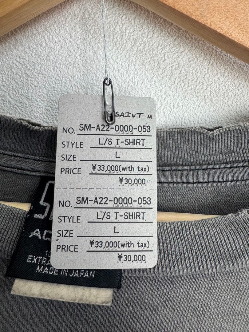 トップス SAINT MICHAELxSHERMER L/S TEE SAINT ROOM