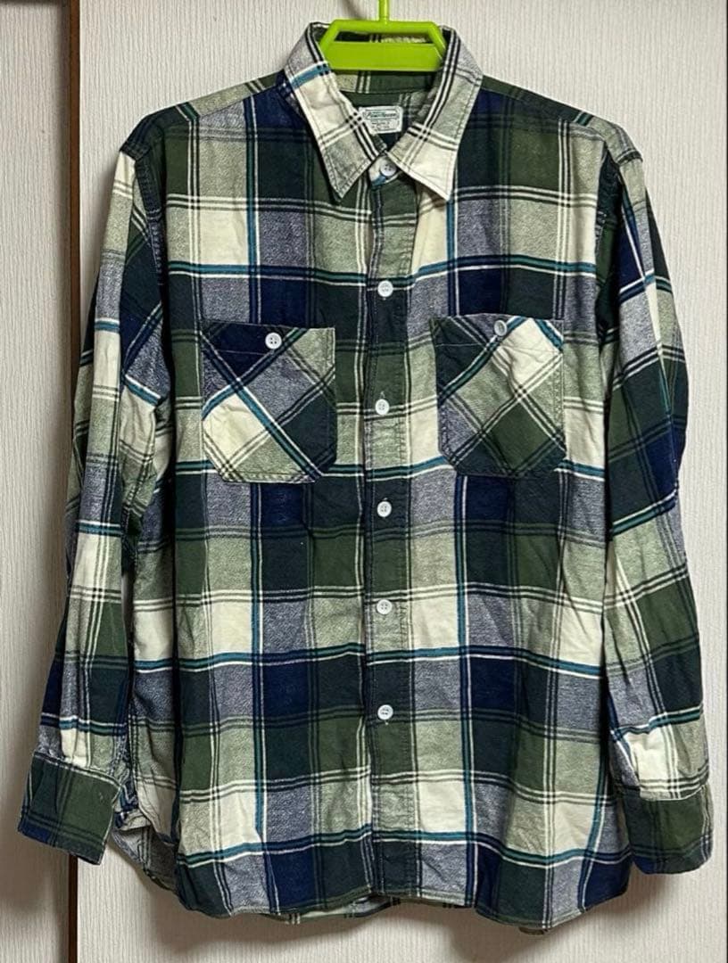 60s パワーハウス　チェックシャツ　ビンテージ　マチ付き/BIGMAC