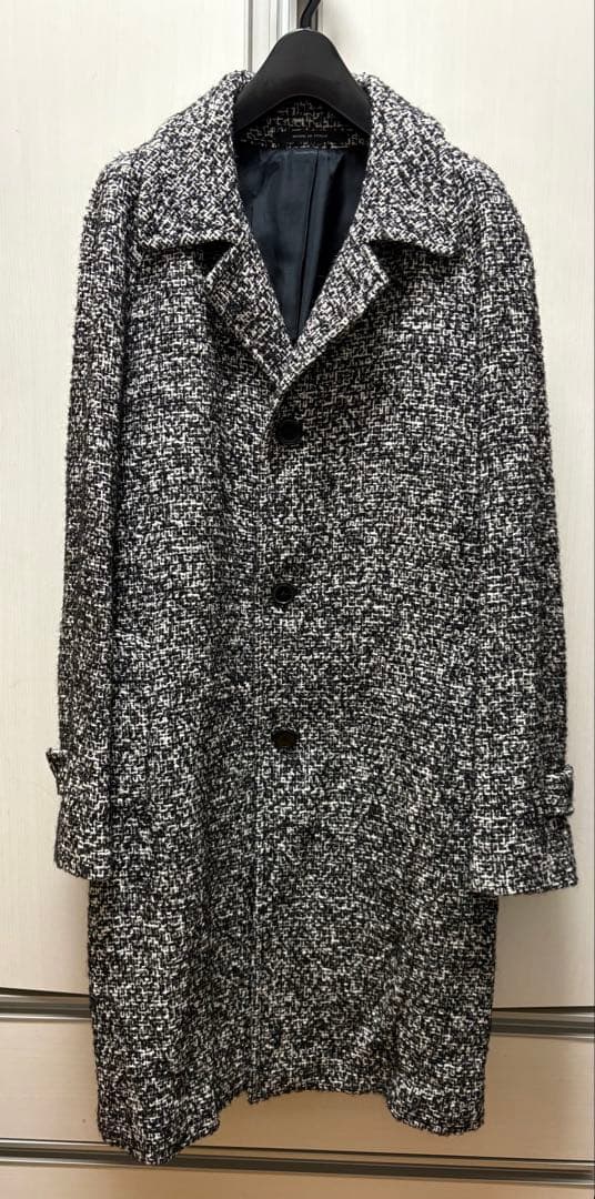 タリアトーレ ツイードステンカラーコート tagliatore