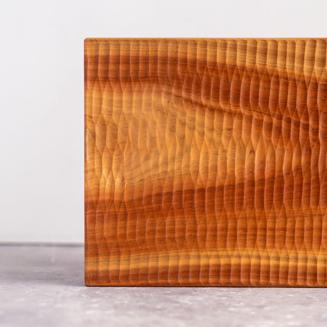 ハンドメイド 木製大皿 日本 職人 角盆