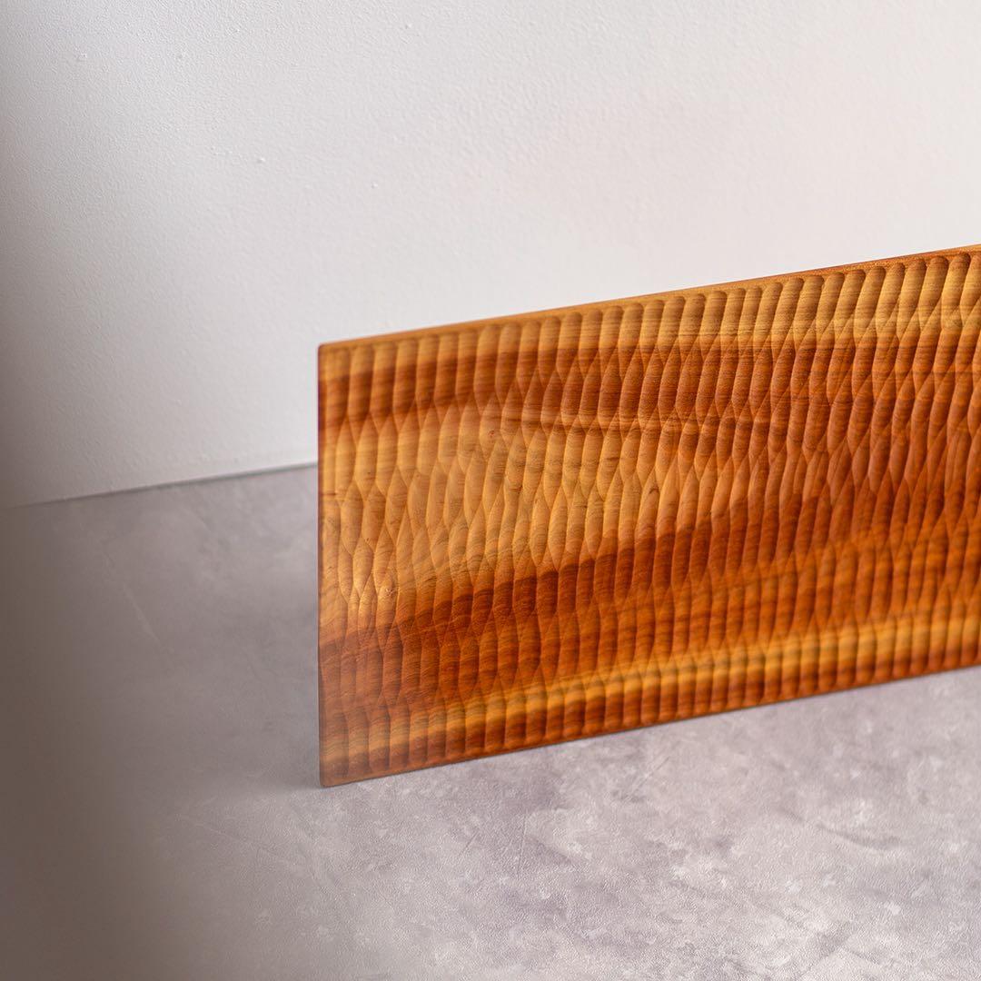 ハンドメイド 木製大皿 日本 職人 角盆