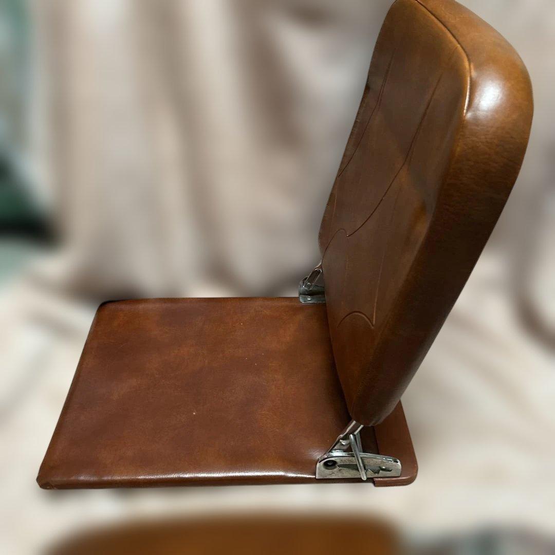 ① 座椅子 折りたたみ 3段階 昭和レトロ 昭和 レトロ 座敷 2個セット