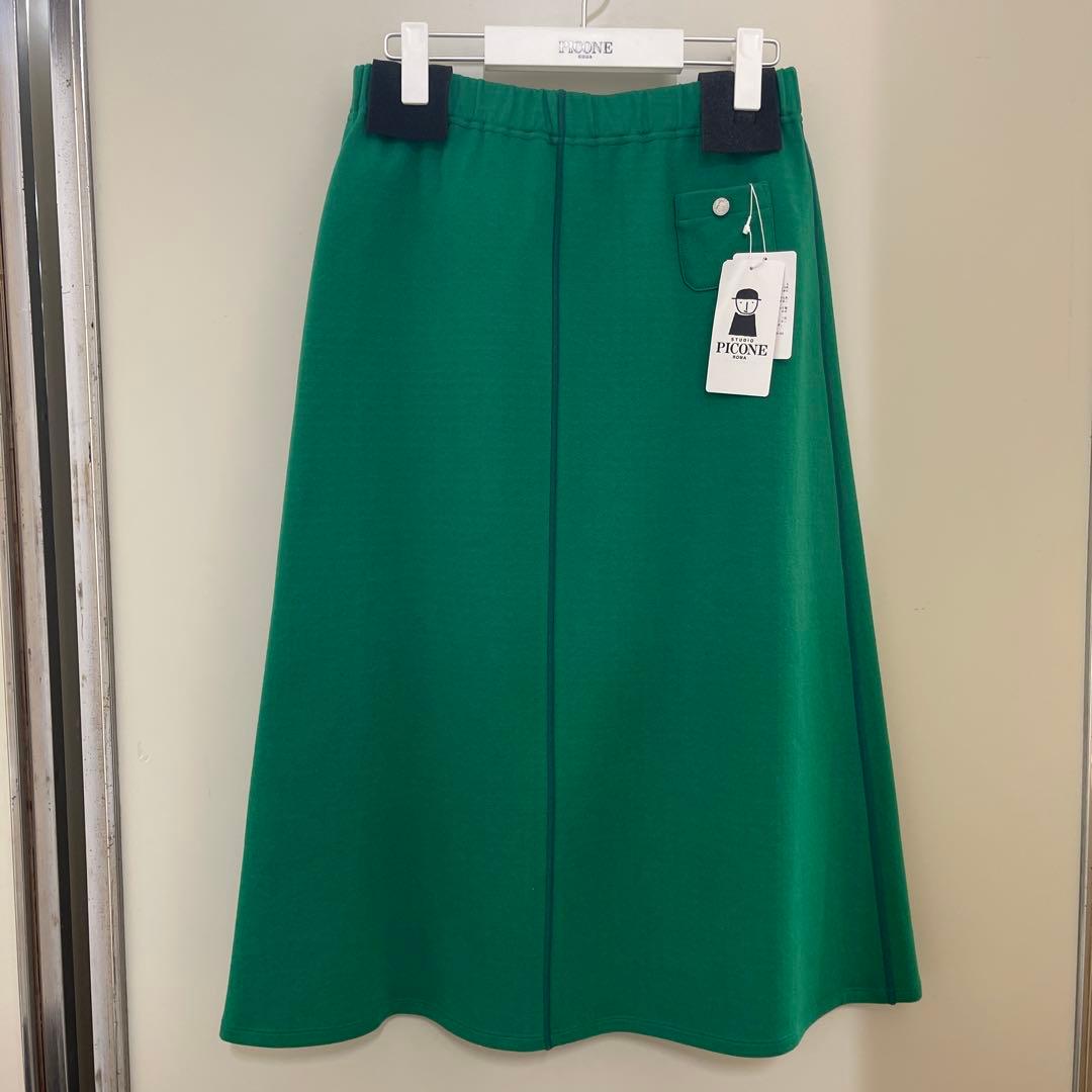 PICONE グリーン フレアスカート サイズM miroku