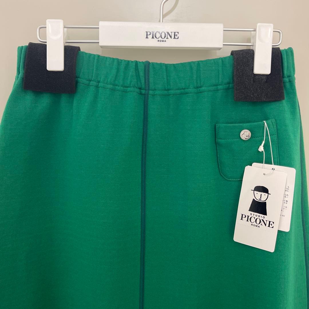 PICONE グリーン フレアスカート サイズM miroku