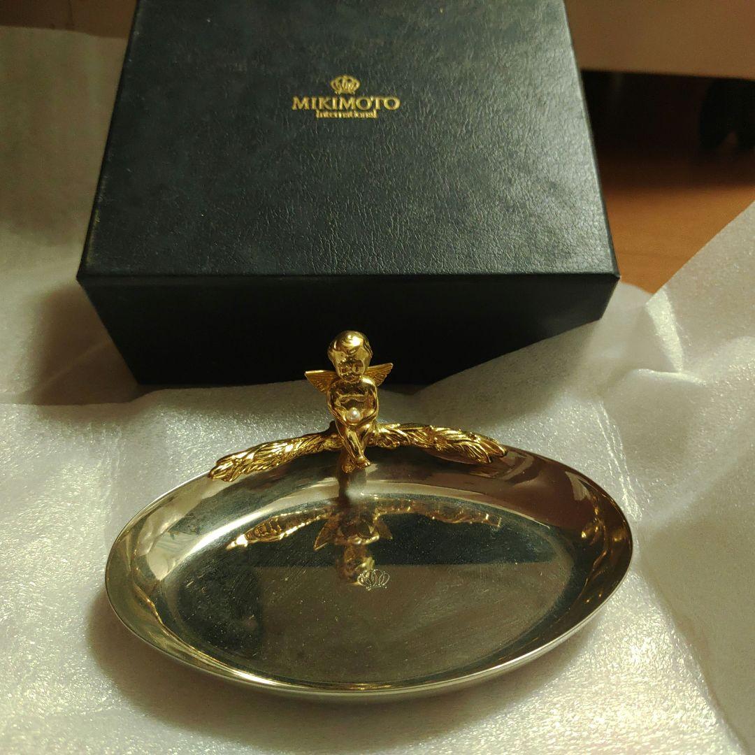 Mikimoto 天使フィギュア オーバルトレイ