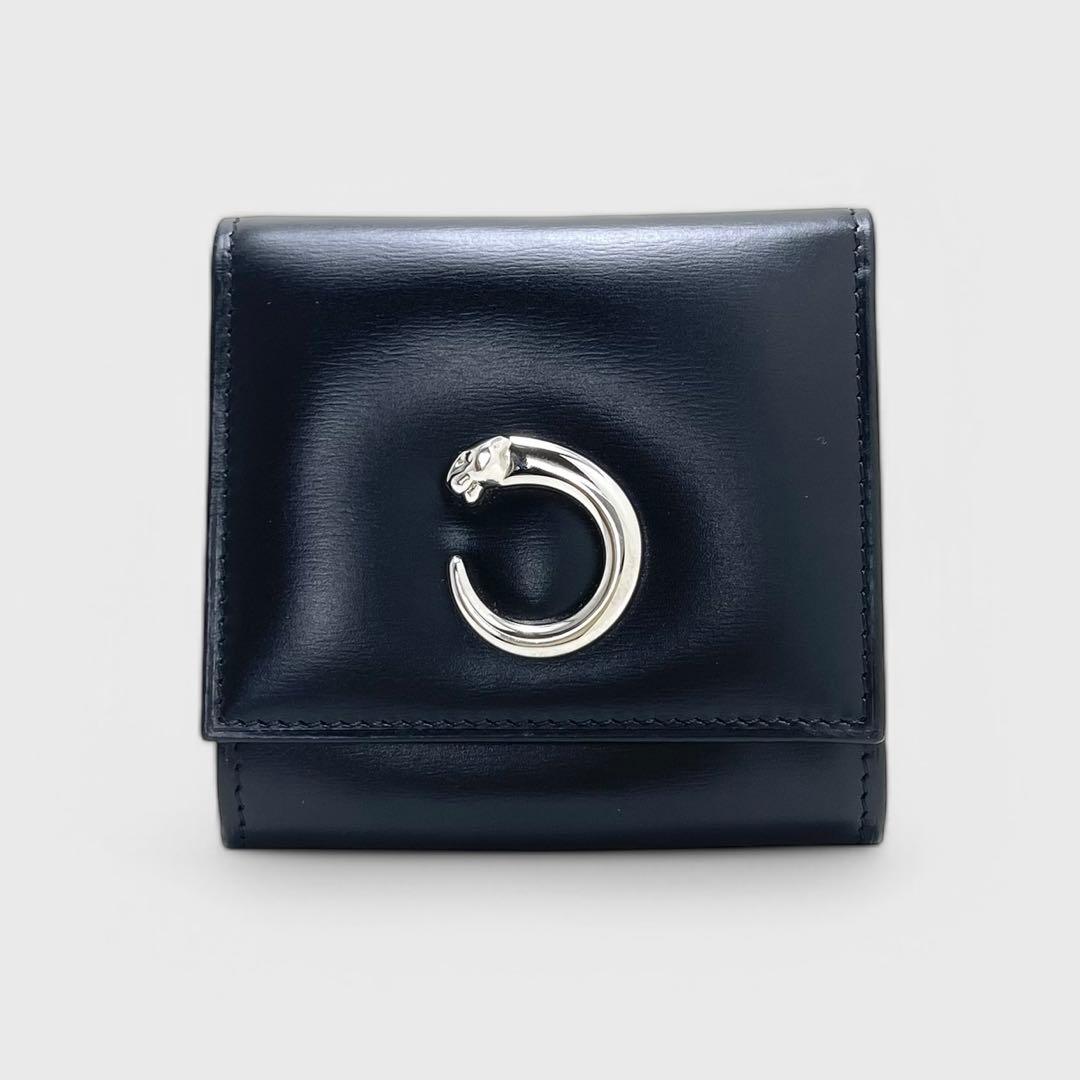 未使用級✨Cartier カルティエ パンテール 小銭入れ レザー 黒 箱付き