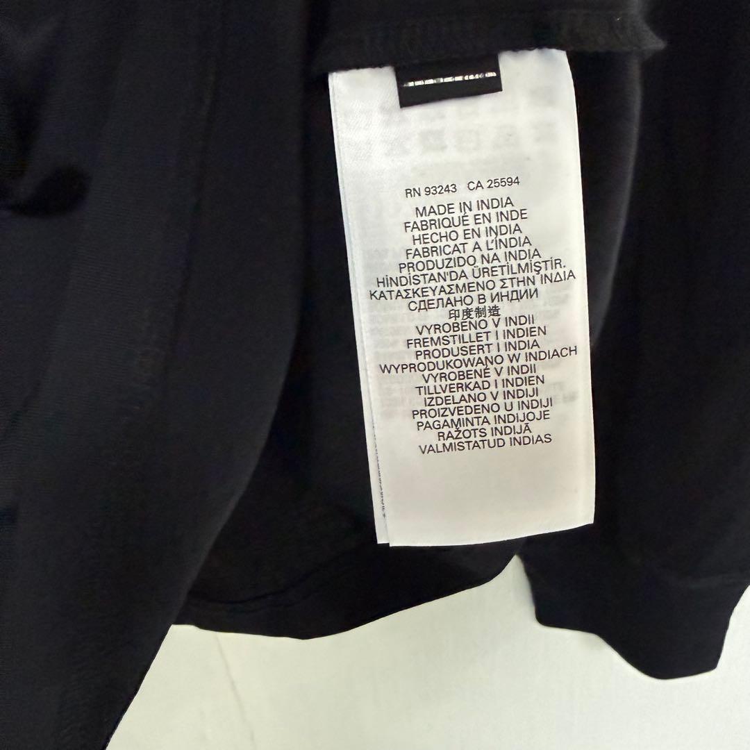 【新品】DIESEL 長袖Tシャツ L ブラック ロゴプリント