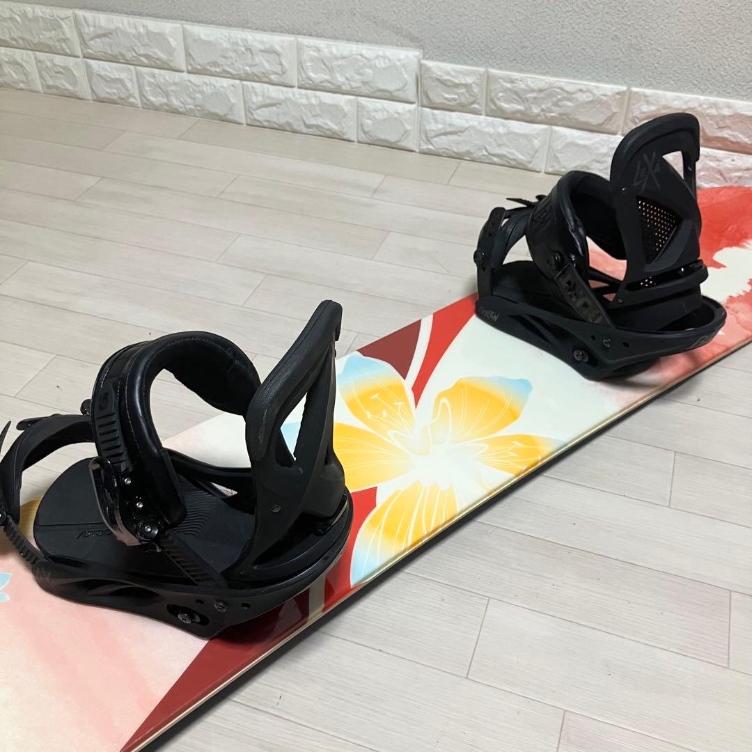 【美品】バック付BURTON Sterlingバートン スノーボードセット144