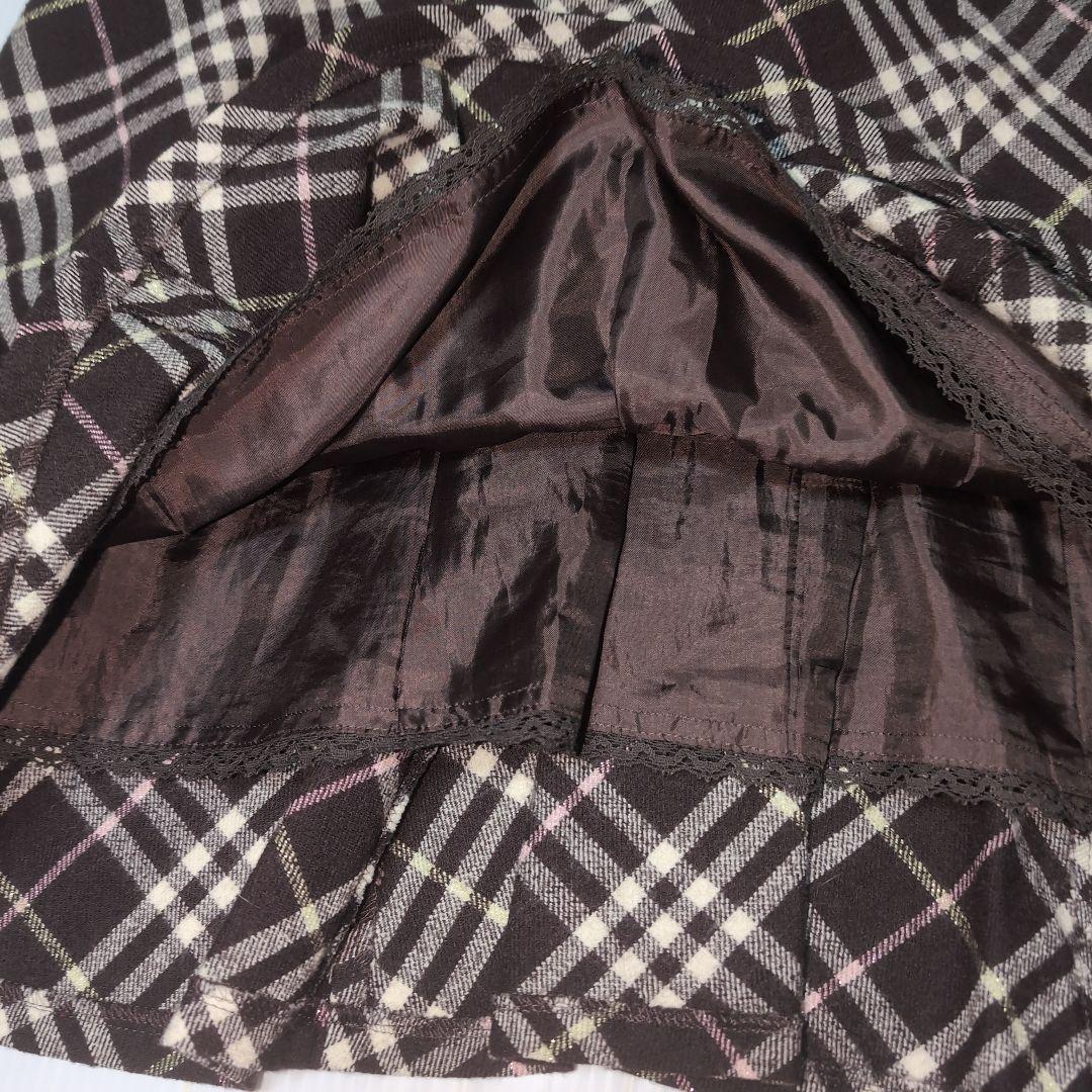 160★BURBERRY バーバリー★ベロアリボン付き！チェック柄ワンピース★