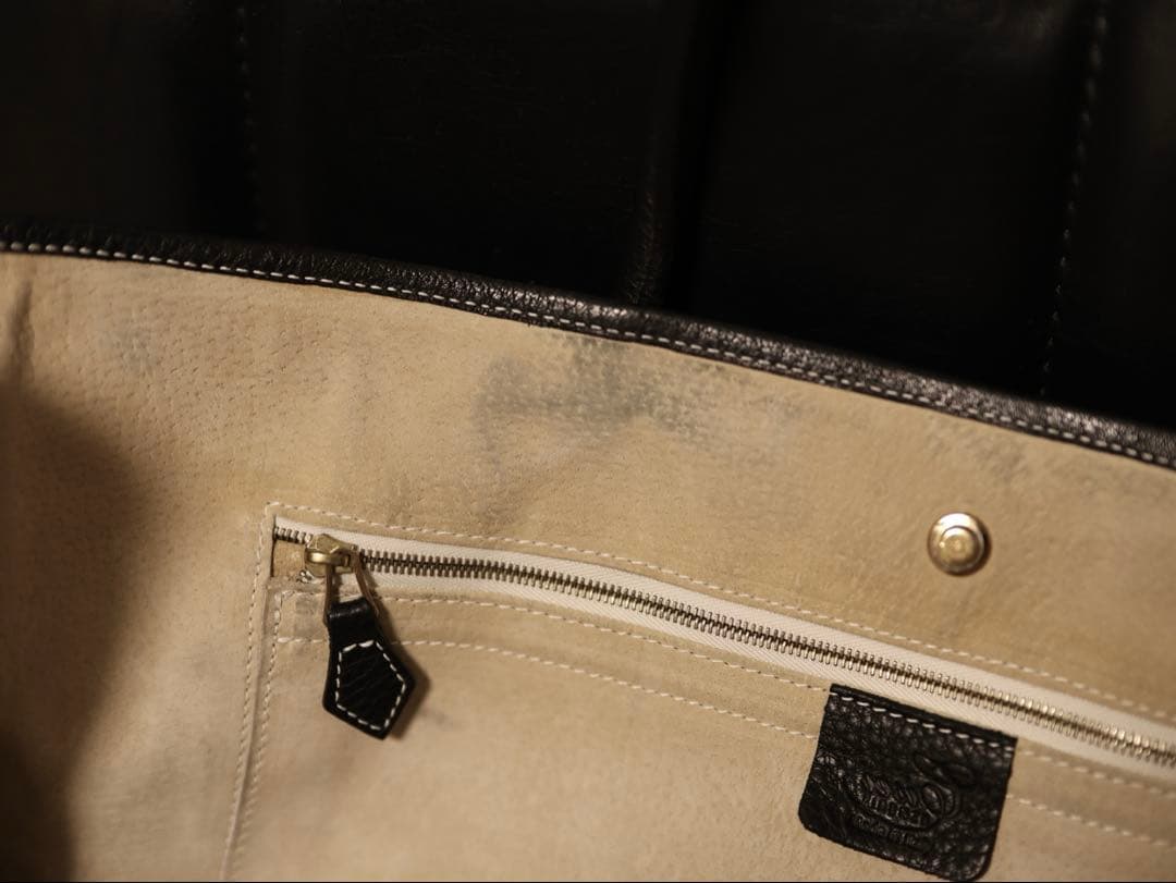 シセイ cisei トートバッグ ブラック 本革（純正保存袋付）