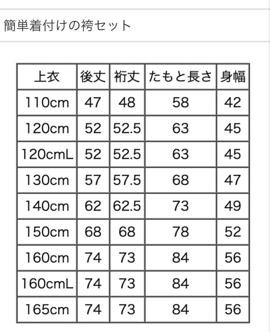 長襦袢付き 160cm キャサリンコテージ袴セット