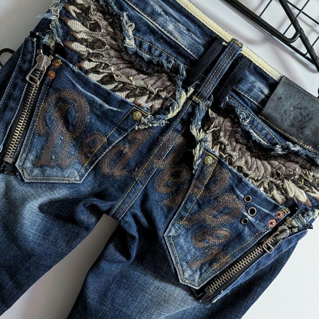 RED PEPPER ウイング刺繍 ブーツカットデニム フレアデニム 26インチ