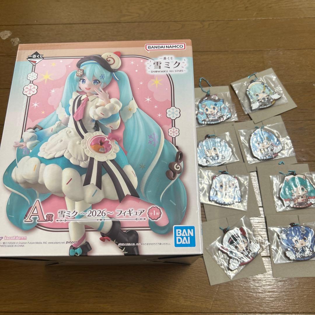 雪ミク　一番くじ　雪ミク ～2026～ A賞 フィギュア 初音ミク　おまけ付き