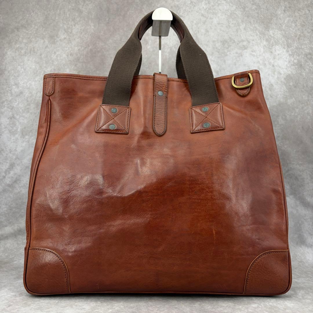 【良品✨】ラルフローレン クラシックス 2WAY トートバッグ レザー 大容量