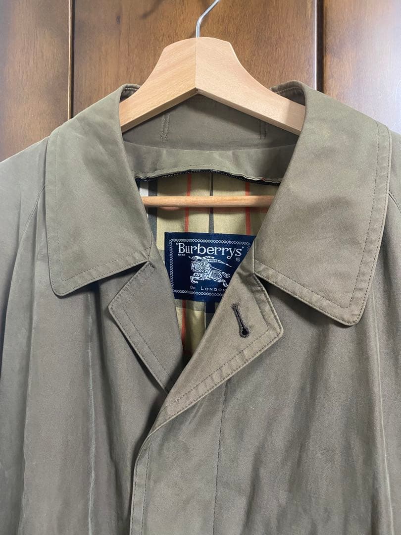 Burberrys バーバリー トレンチコート オリーブグリーン 玉虫色