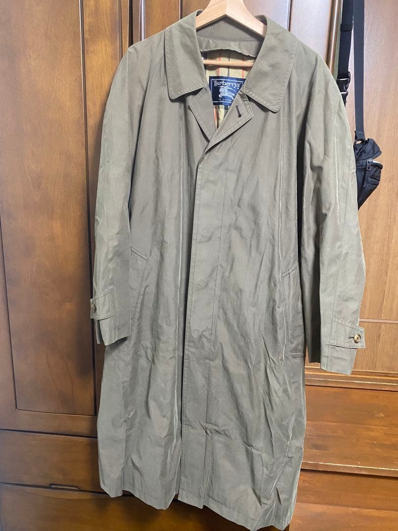 Burberrys バーバリー トレンチコート オリーブグリーン 玉虫色