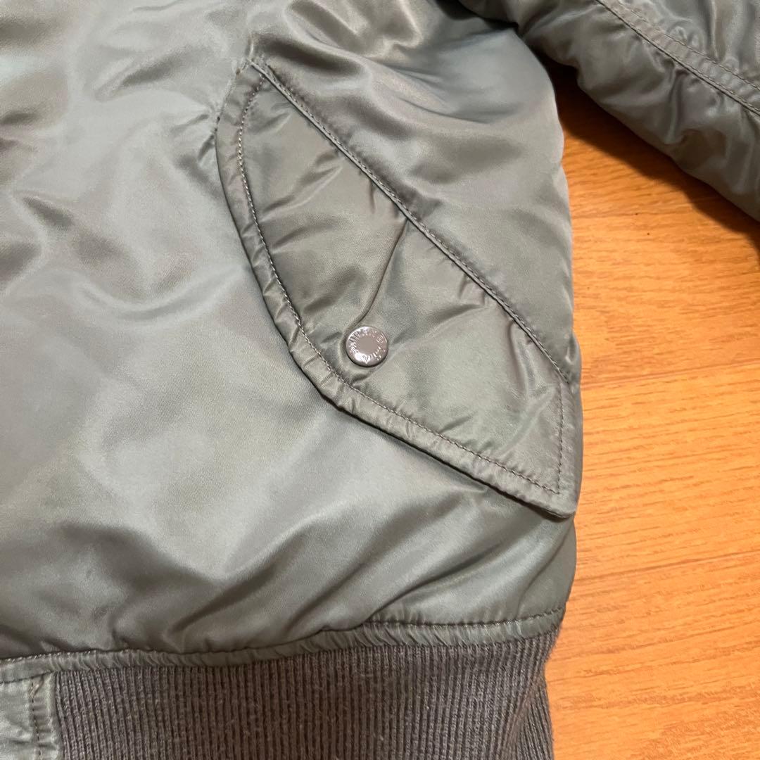 AVIREX MA-1 フライトジャケット アーチロゴ　リバーシブル