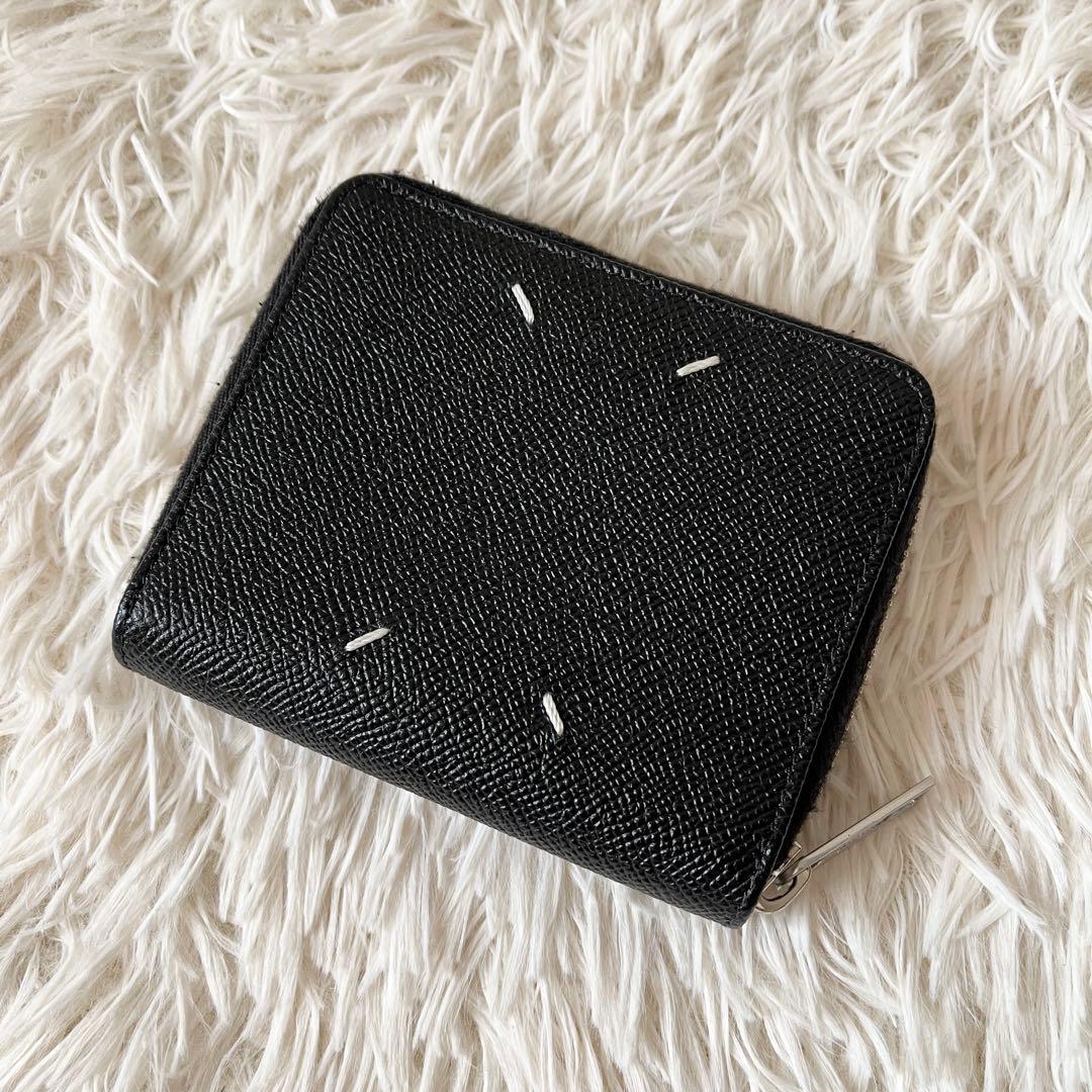 未使用級✨MAISON MARGIELA メゾンマルジェラ　二つ折り財布　レザー