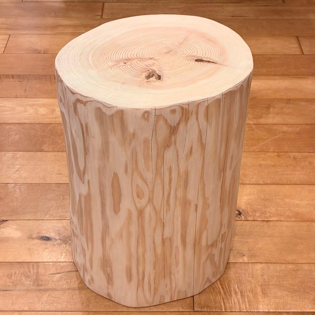杉　丸太 スツール 椅子　No.1548