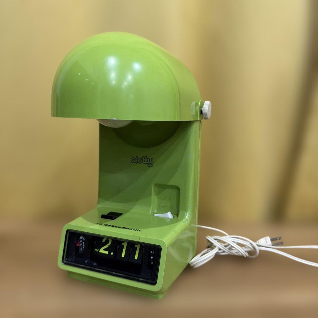 東芝 clotty クロッティ 卓上照明 パタパタ時計