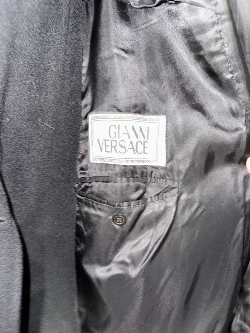 【DWI 】Gianni Versace ダブルブレスト ロングコート