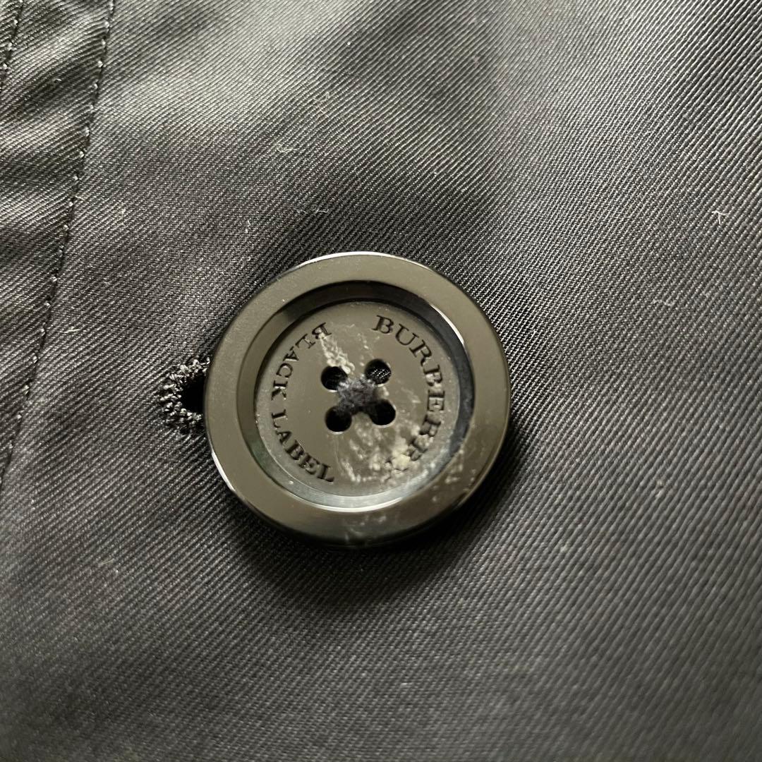 バーバリーブラックレーベル✨トレンチコート ノバチェック ライナー ブラック M