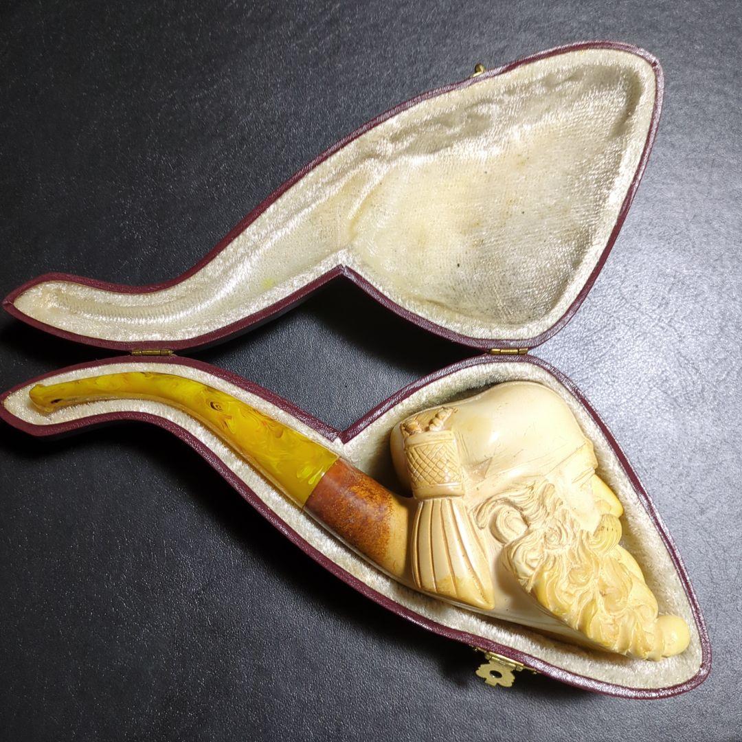 メシャムパイプ彫刻入り（used）