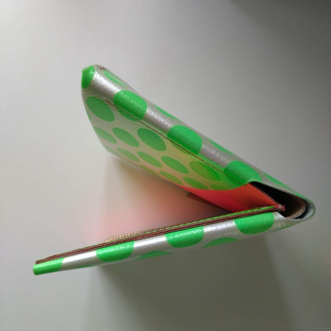 carmine カラフルドット２つ折り財布