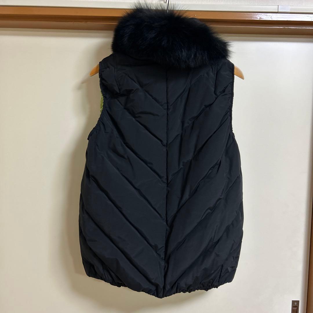 【新品未使用　高木ミンク】ブルーフォックスダウンベスト　フリーサイズ