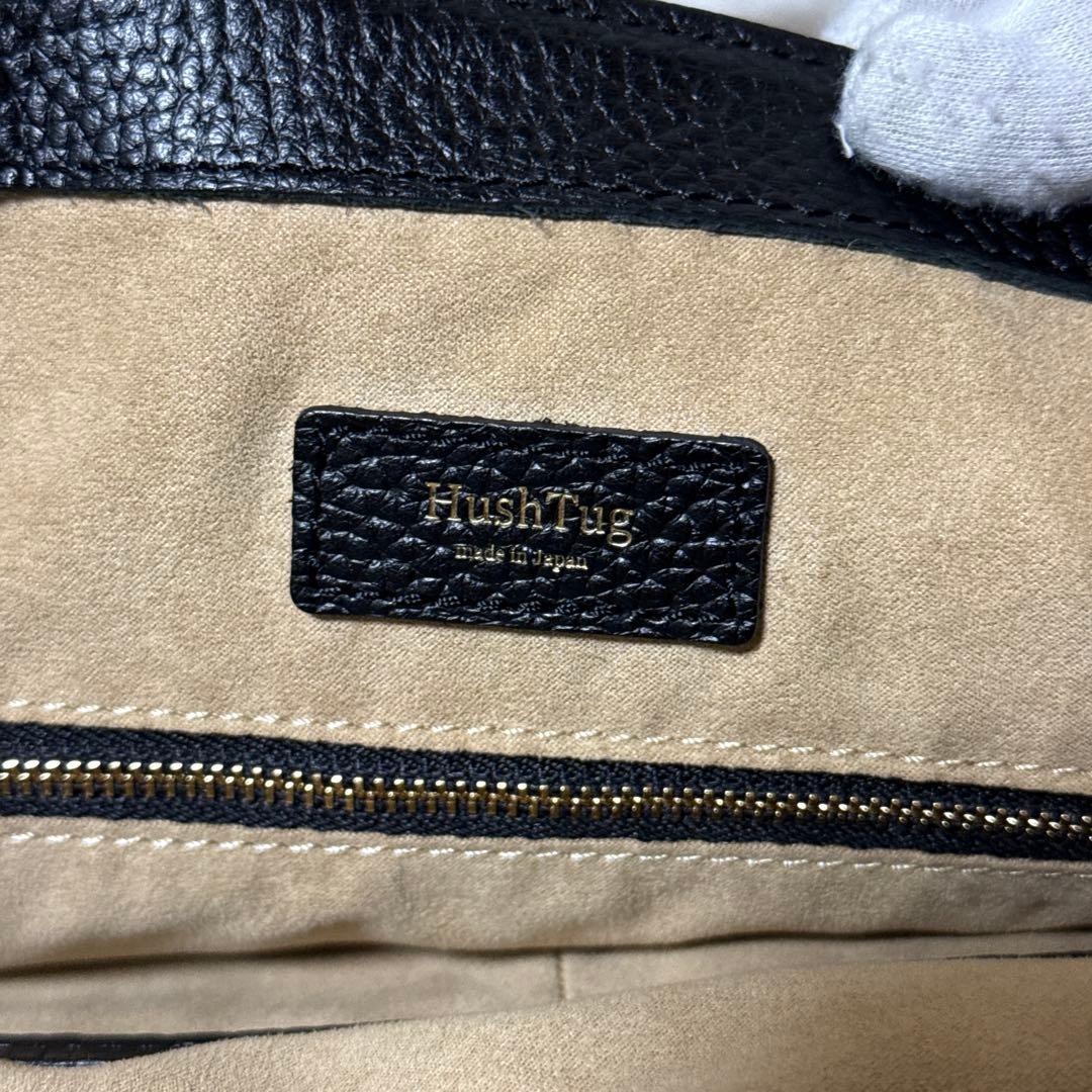 未使用級✨ハッシュタグ　レザー　スマートトートバッグ　現行　シボ革　ブラック