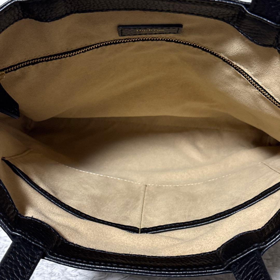 未使用級✨ハッシュタグ　レザー　スマートトートバッグ　現行　シボ革　ブラック