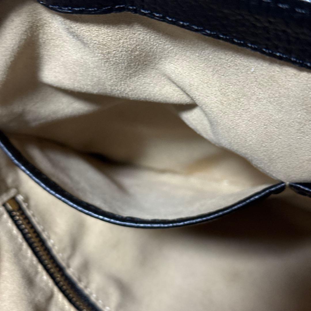 未使用級✨ハッシュタグ　レザー　スマートトートバッグ　現行　シボ革　ブラック