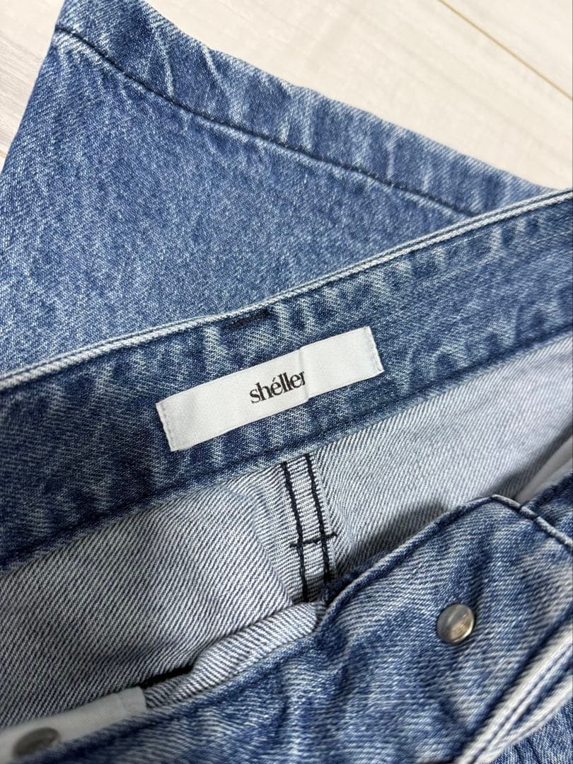 【美品】シェリエ　OKAYAMA Crash flare denim