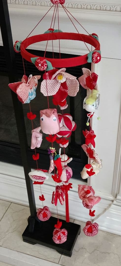 吊るし飾　ハンドメイド　ひな祭り