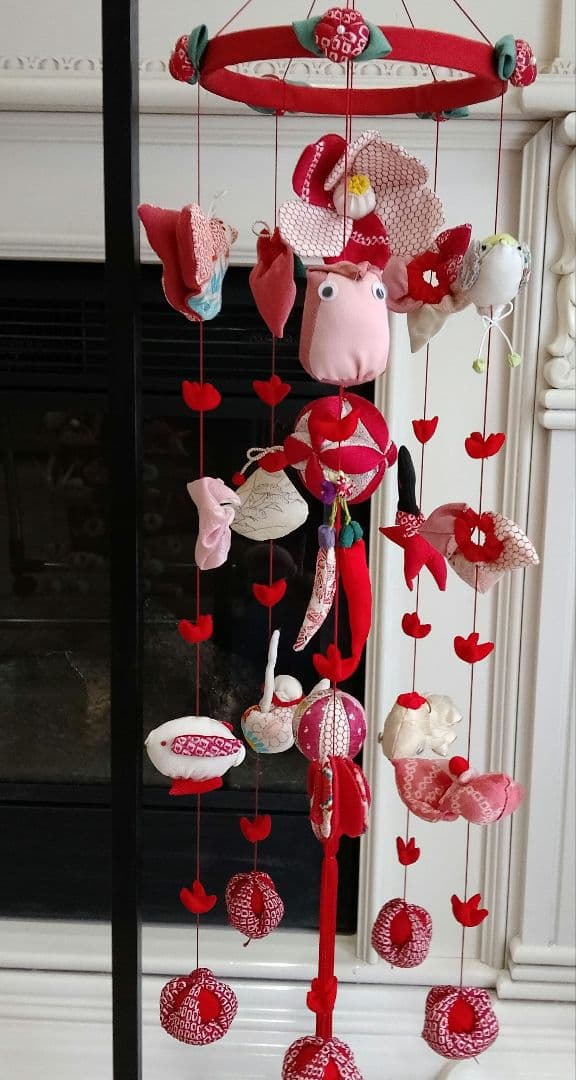 吊るし飾　ハンドメイド　ひな祭り
