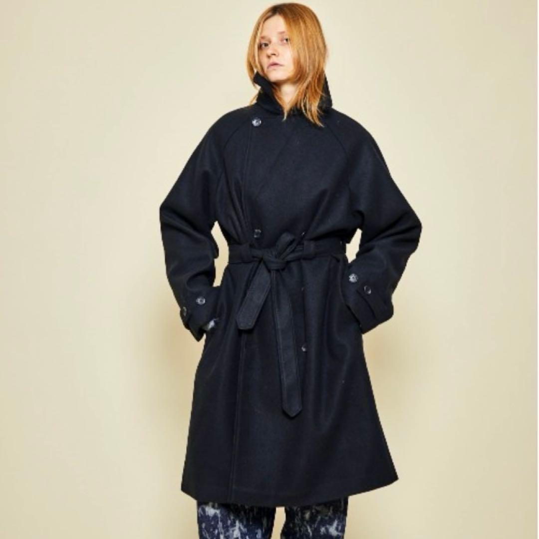 ゆ*う様 【Ameno Auro/アメノアウロ】メルトントレンチコート