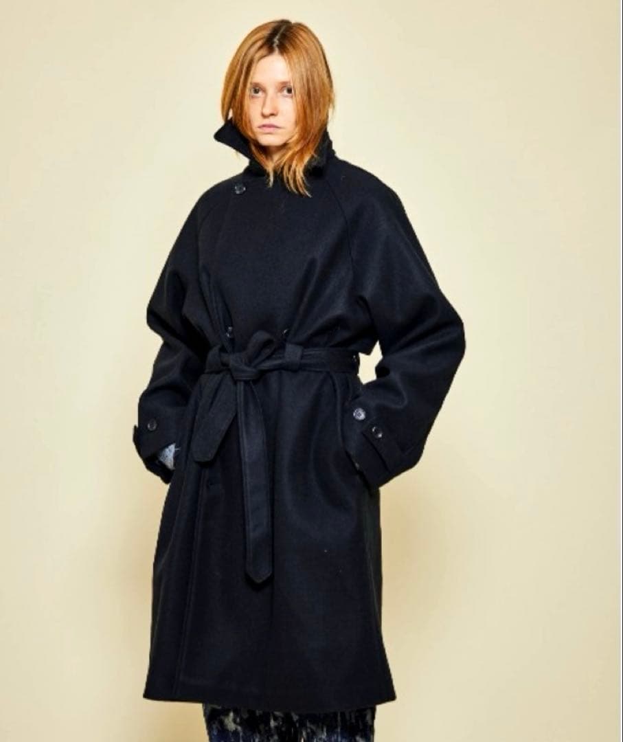 ゆ*う様 【Ameno Auro/アメノアウロ】メルトントレンチコート