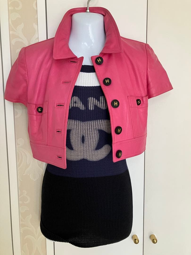 シャネルレザージャケット