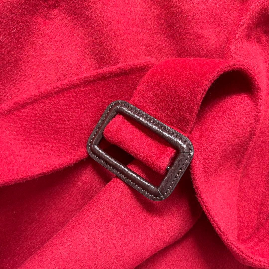 未使用級◆マックスマーラ クチートアマーノ ダブルフェイス ロング コート L